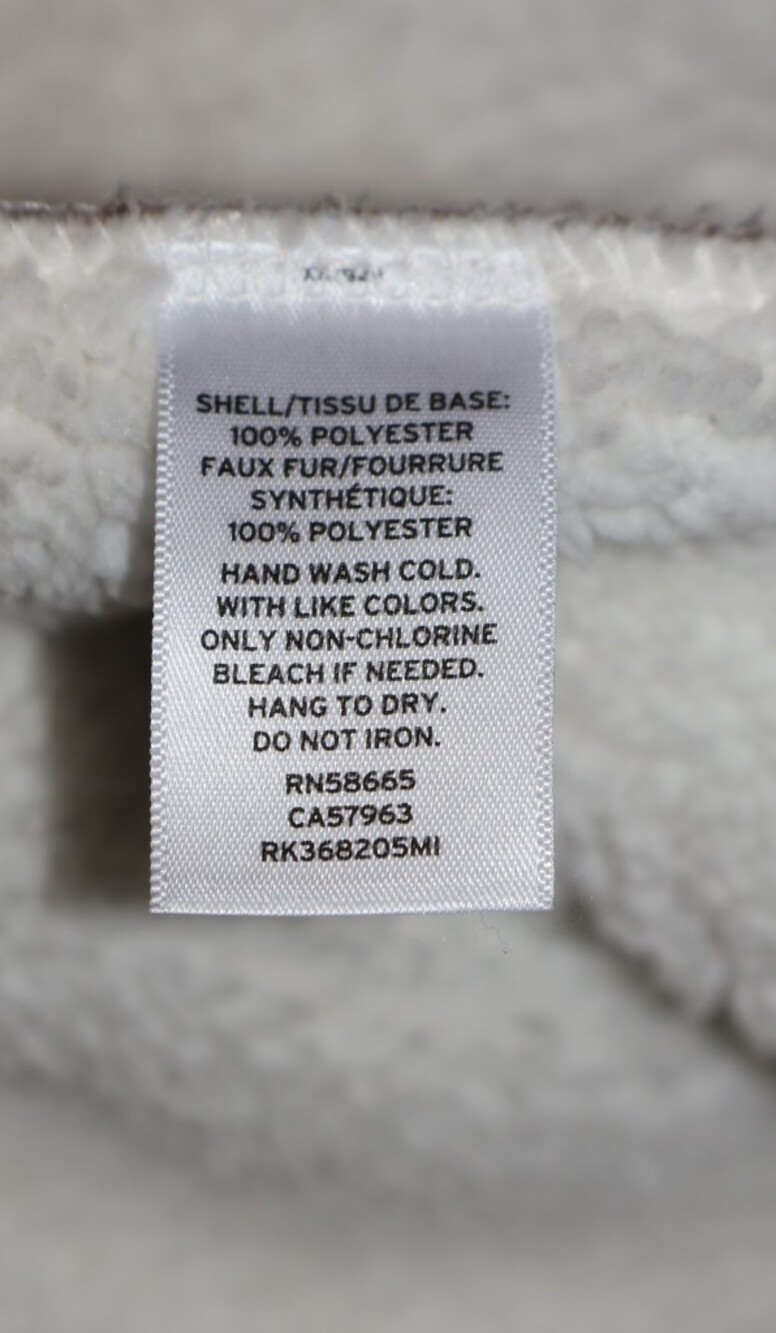 Susina Faux Suede Shearling-Lined Open Front Vest. - Picture 6 of 6